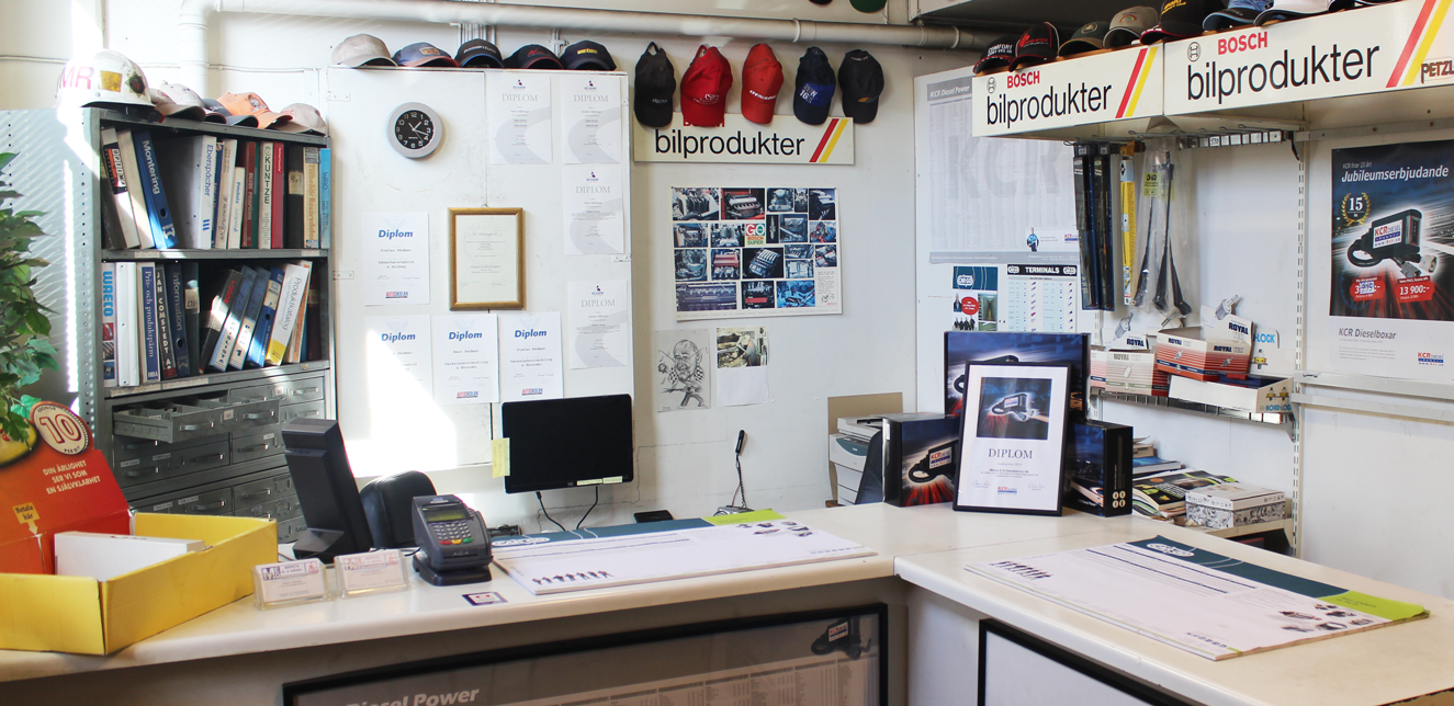 Verkstad reception